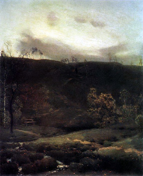 Весенняя тишь. 1890 картина