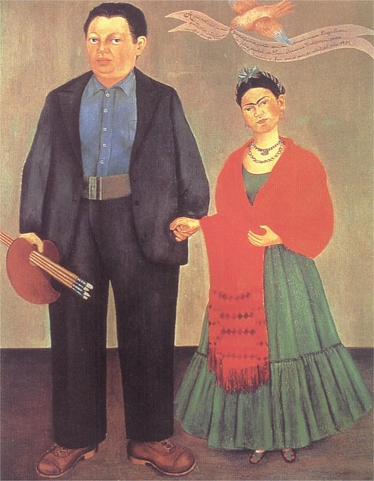 Фрида и Диего Ривера картина