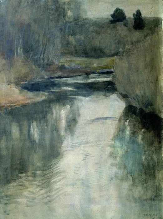 Река. 1897 картина