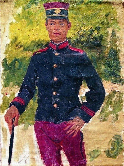 Молодой солдат. Парижский тип картина