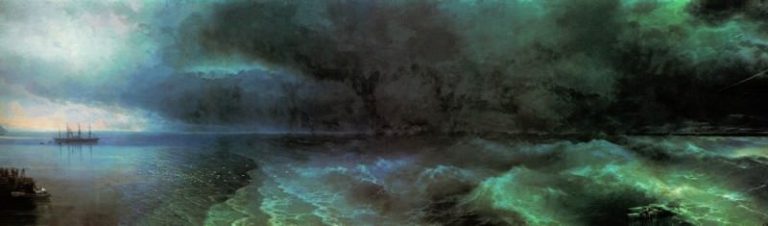 От штиля к урагану 1892 212х708 картина