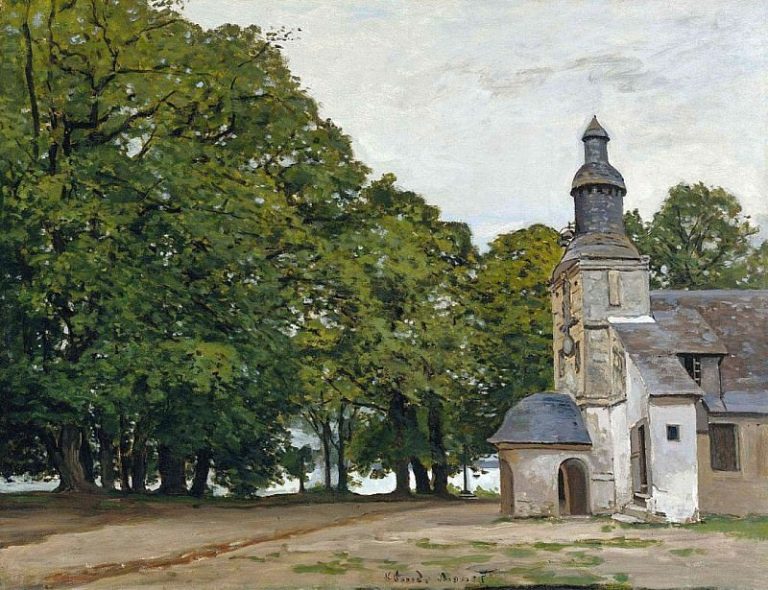Часовня Нотр-Дам де Грас в Онфлёре картина