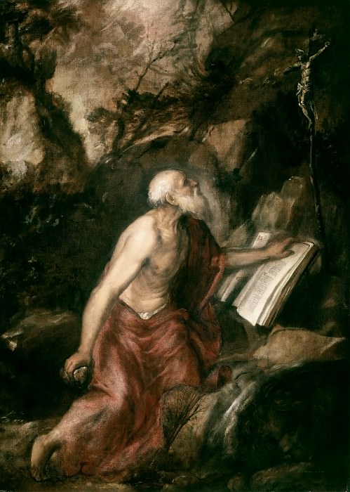 Кающийся святой Иероним картина
