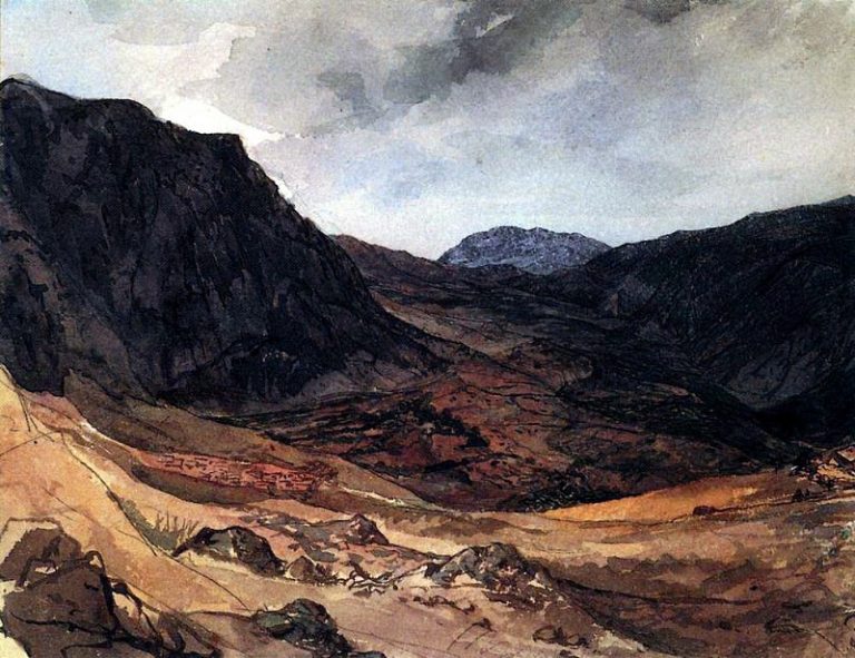 Долина Дельфийская. 1835 картина