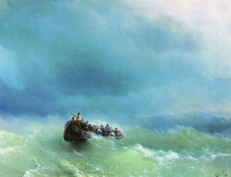 В бурю 1872 72х92 картина
