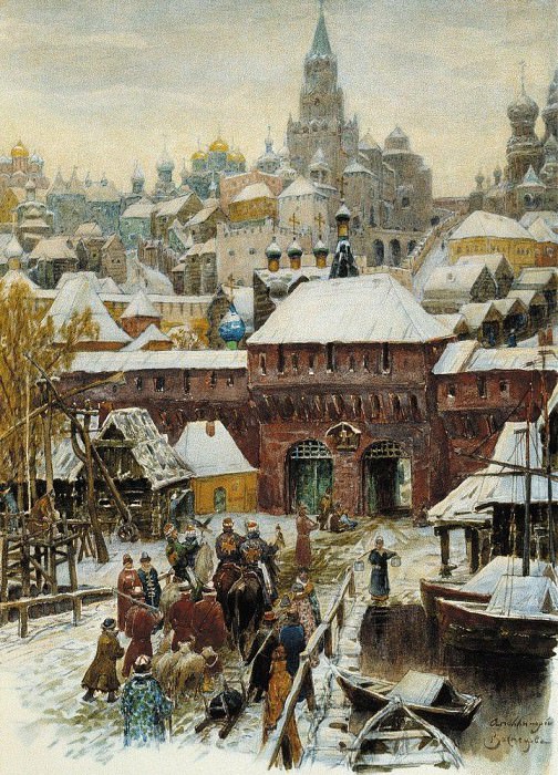 Москва. Конец XVII века. 1902 картина