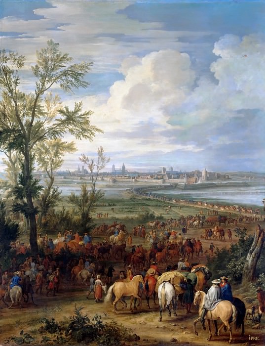 Пьер-Дени Мартен – Взятие Ипра 19 марта 1678 года картина