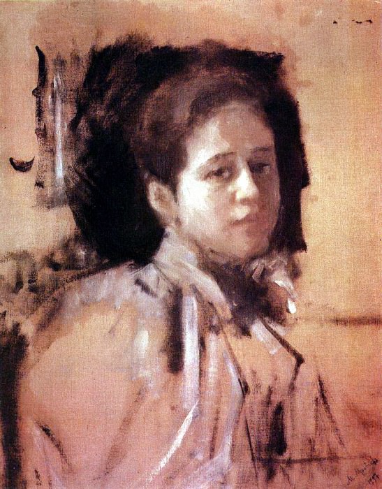 Портрет Л. А. Мамонтовой. 1894 картина