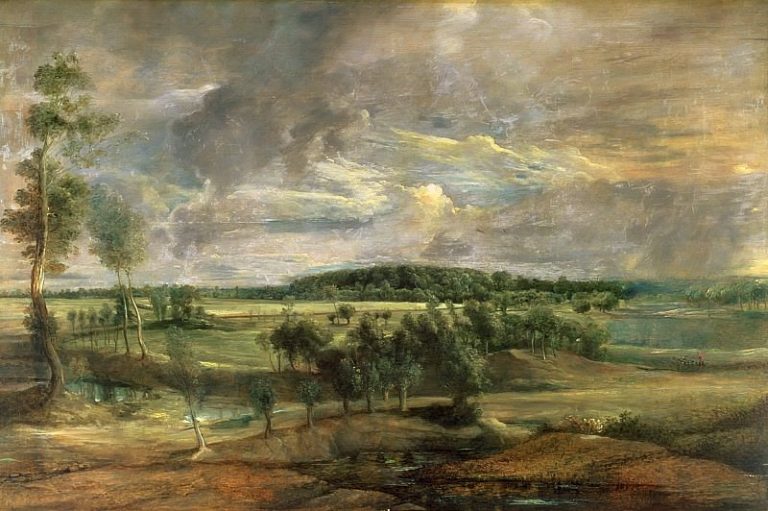 Фламандский пейзаж картина