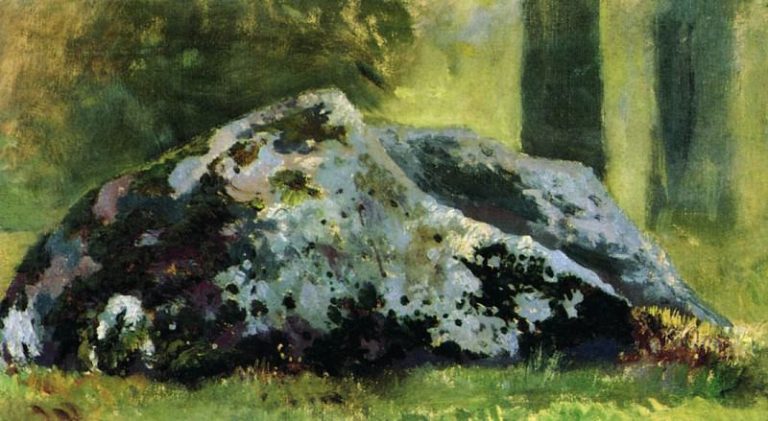 Камни. 1880-1890-е. Этюд 11х22 картина