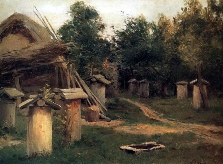 Пчельник. 1880-е картина