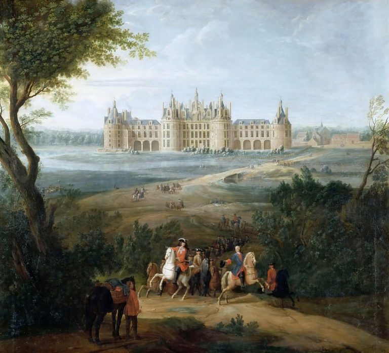 Пьер-Дени Мартен – Вид на замок Шамбор со стороны парка картина