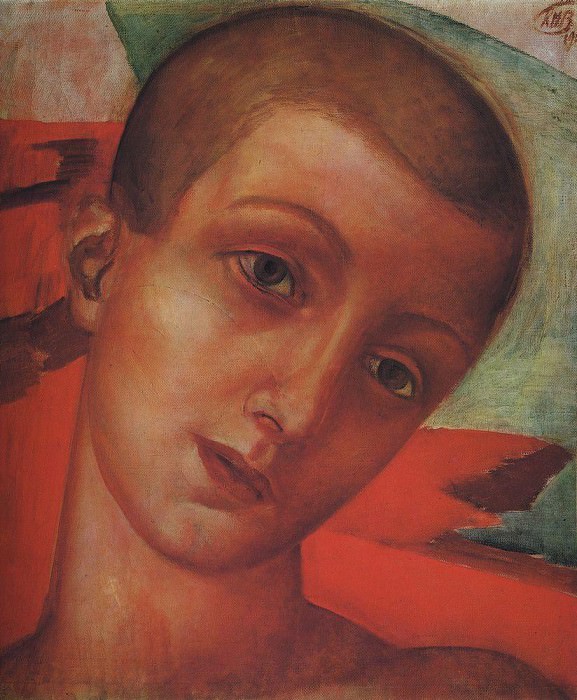 Голова юноши. 1910 картина