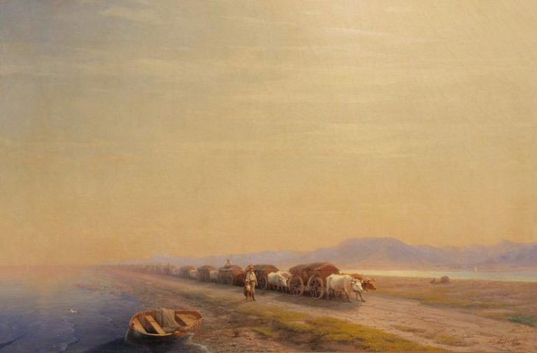 Волы на перешейке 1860 картина