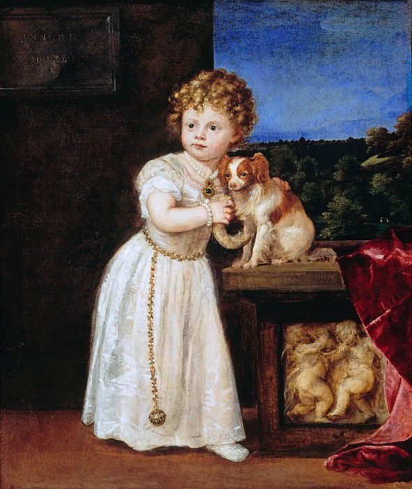 Кларисса Строцци в возрасте двух лет картина