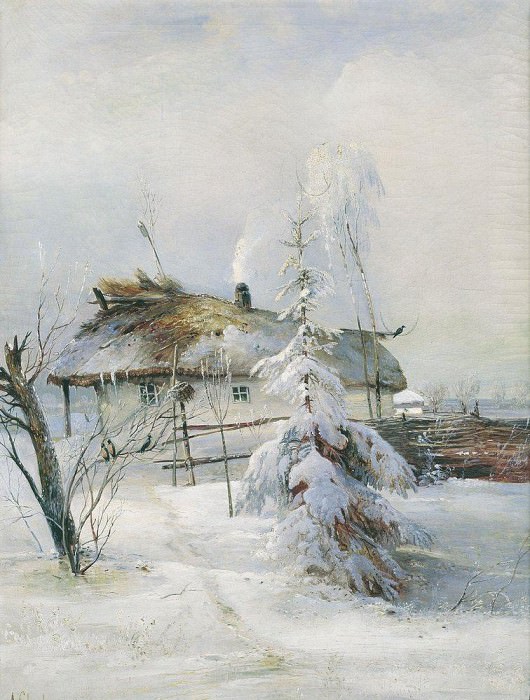 Зима. 1873 картина