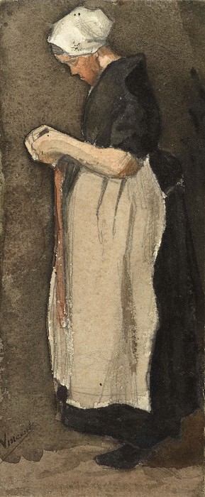 Женщина из Схевенингена картина