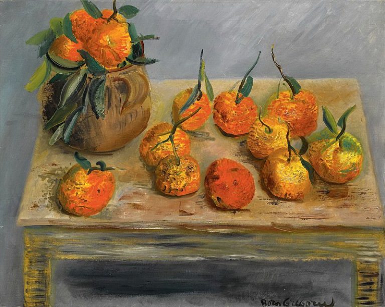 Натюрморт с апельсинами картина