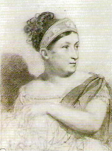 Портрет Е. С. Семёновой. Ок. 1815. картина