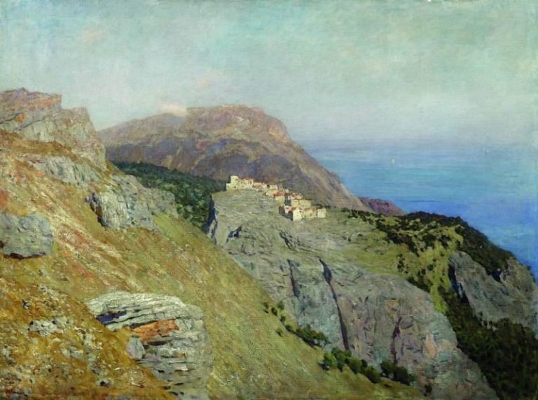 Корниш. Юг Франции. 1895 картина