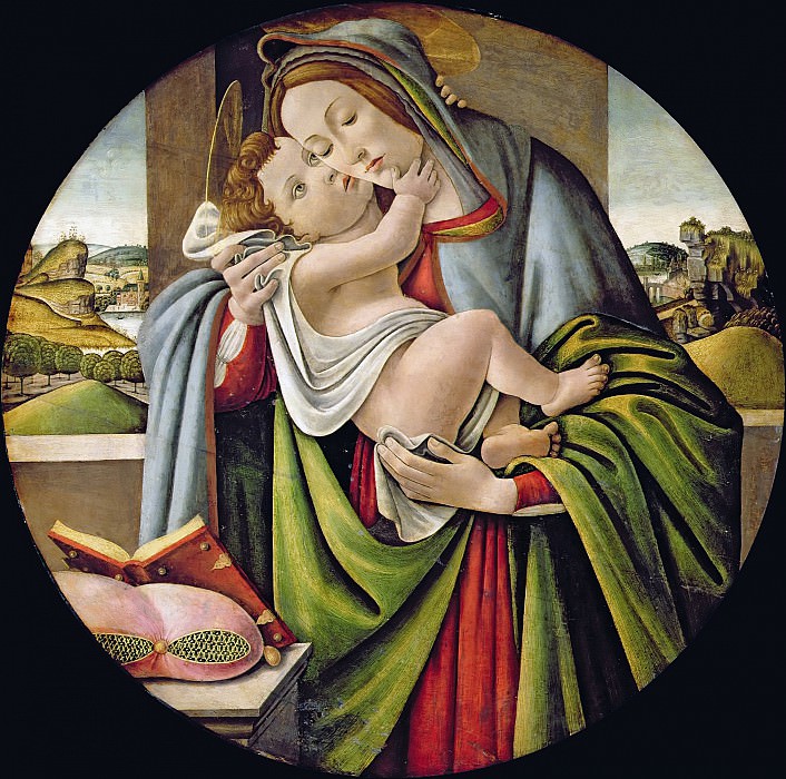Мадонна с Младенцем (мастерская) картина