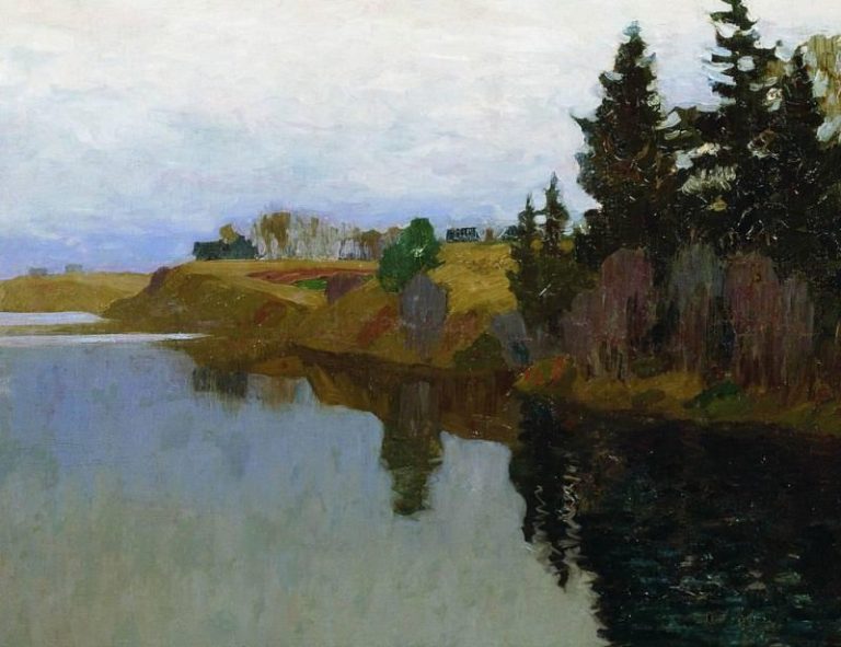Озеро. 1893 картина