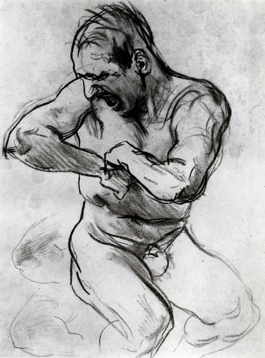 Орущий мужчина (или Этюд – Ад), картина
