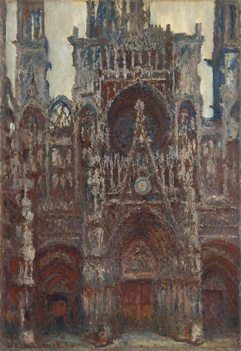 Руанский собор, Портал, Гармония в коричневом картина
