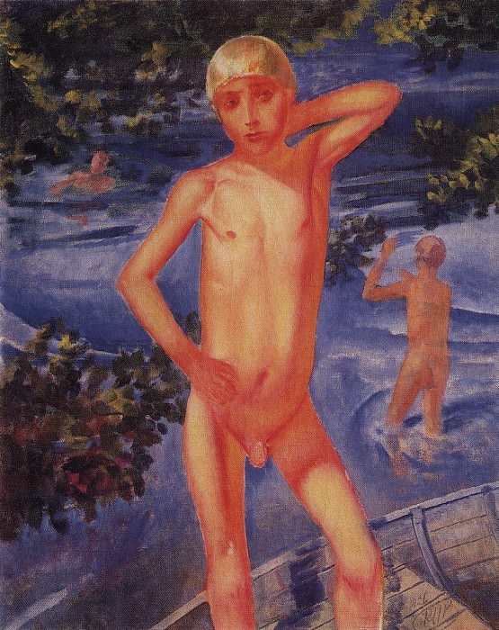 Купающиеся мальчики. 1926 картина