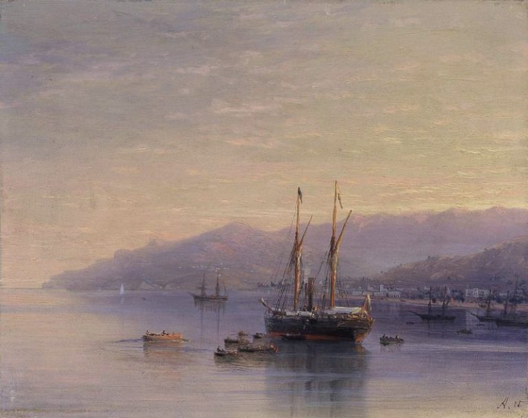 Берег Ялты 1885 картина
