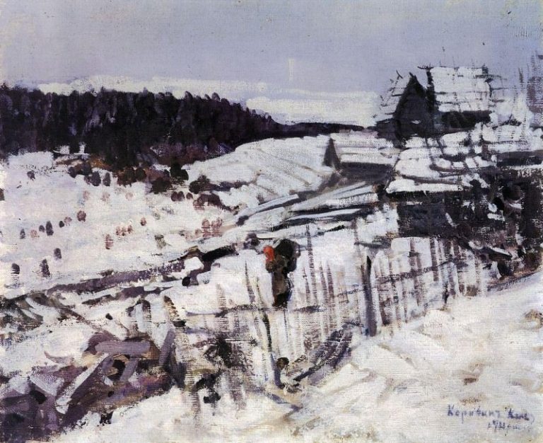 Зима. 1911 картина