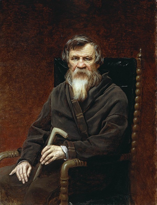 Портрет историка Михаила Петровича Погодина (1800-1875) картина