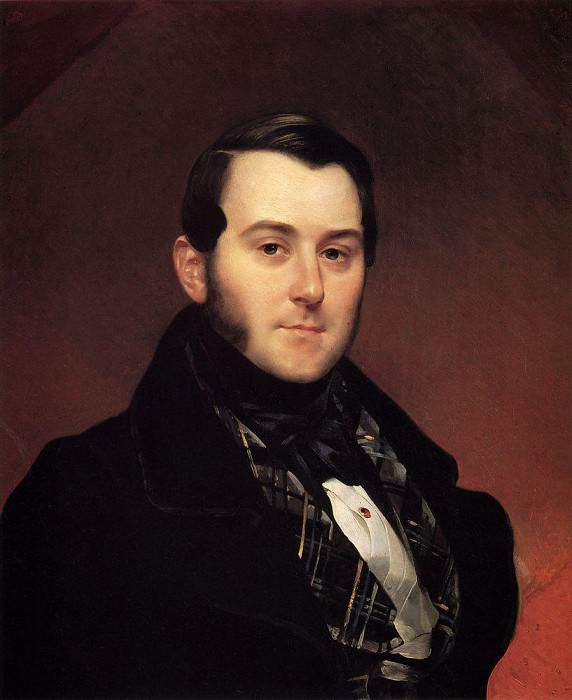 Портрет И. А. Бека. Около 1839 картина