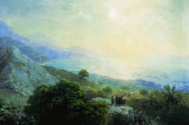 Остров Крит 1897 102х155 картина