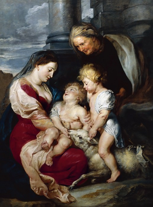Мадонна с Младенцем и святыми Елизаветой и Иоанном Крестителем картина