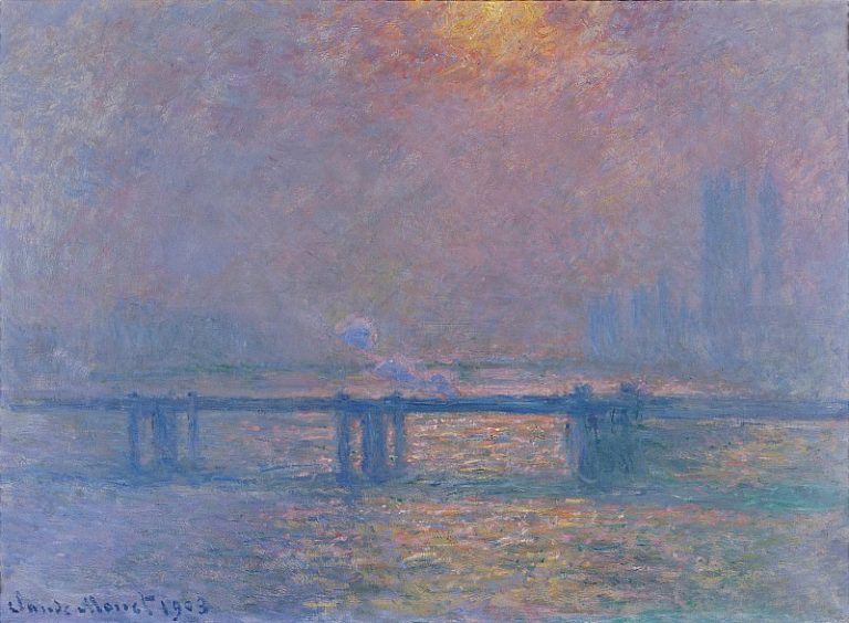 Мост Чаринг-Кросс, Темза картина