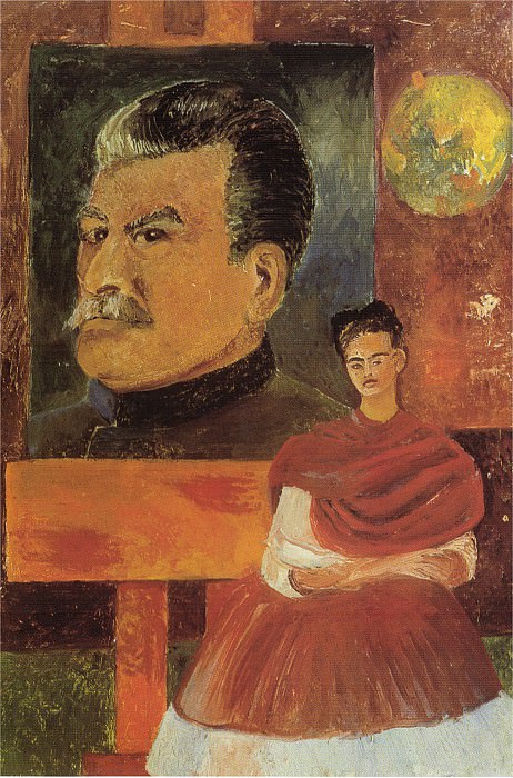 Автопортрет со Сталиным картина