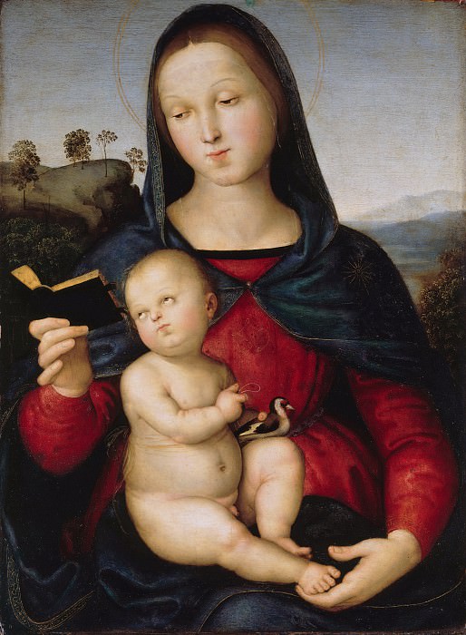 Мадонна с Младенцем (Мадонна Солли) картина