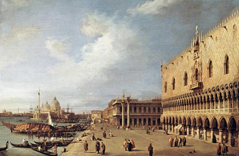 Вид на Герцогский дворец картина