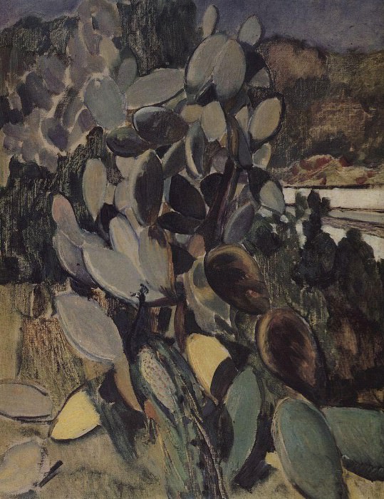 Кактусы. 1907 картина