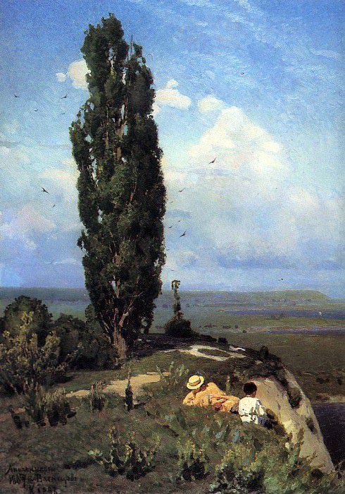 Тополь. 1887 картина