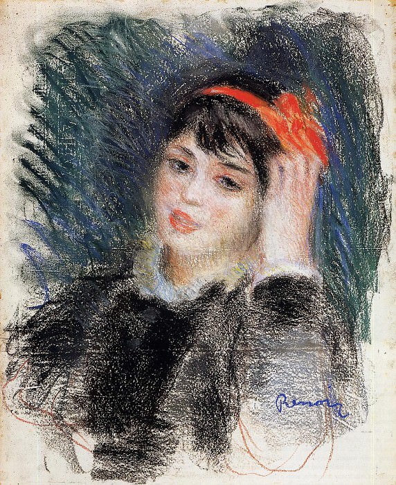 Голова молодой женщины – 1878-1880 гг картина