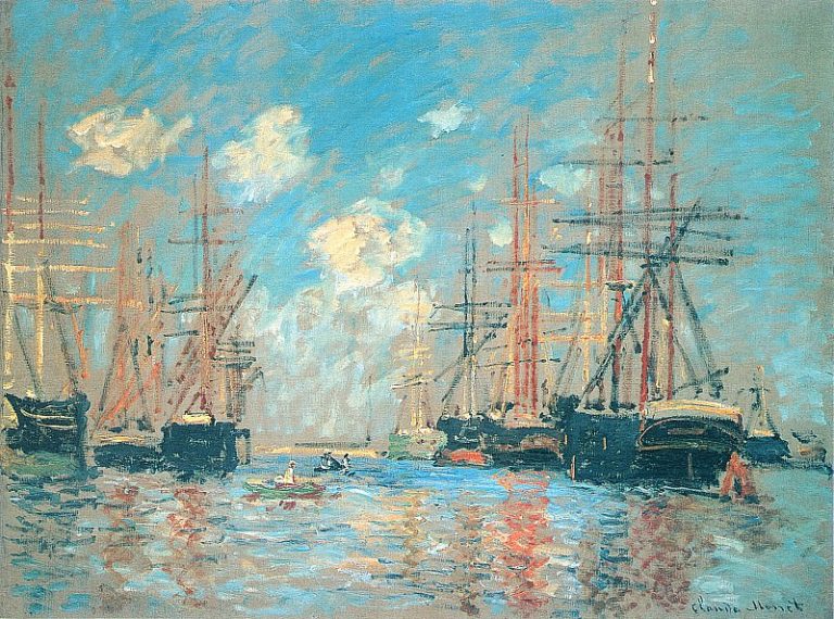 Море, Порт в Амстердаме картина