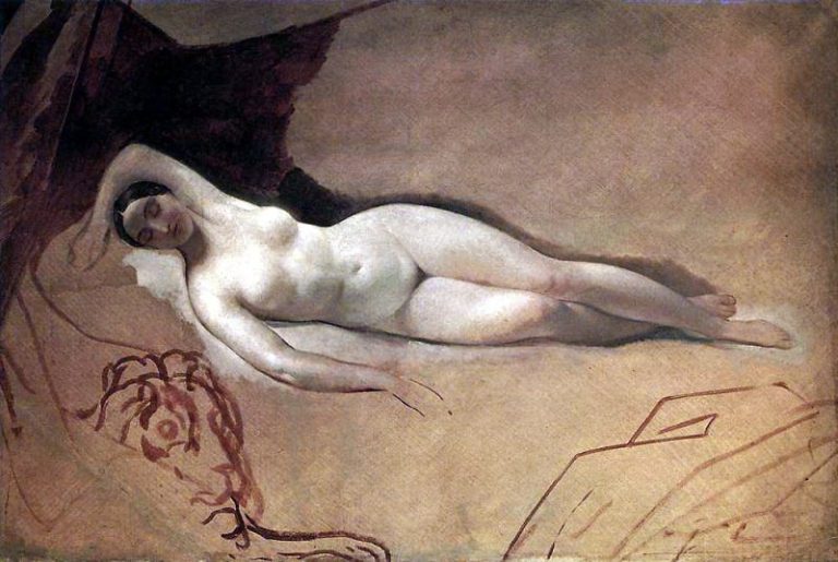 Спящая Юнона. 1840-е картина