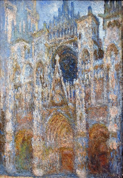 Руанский собор, Магия в синем картина