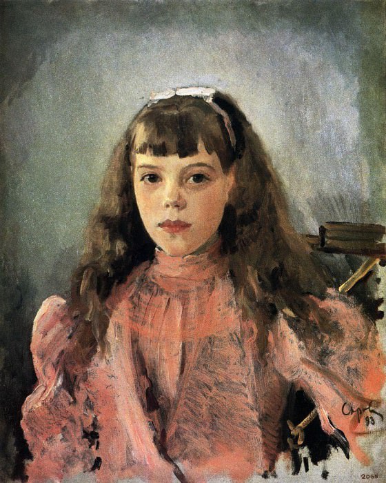 Портрет вел. княжны Ольги Александровны. 1893 картина