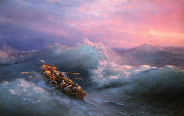 Кораблекрушение 1884 картина