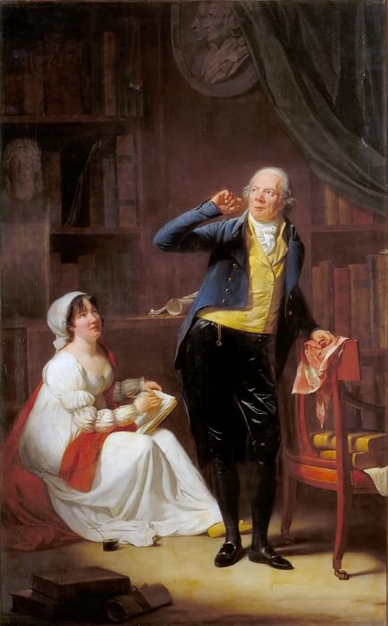 Анри-Пьер Данлу – Жак Делилль с супругой картина
