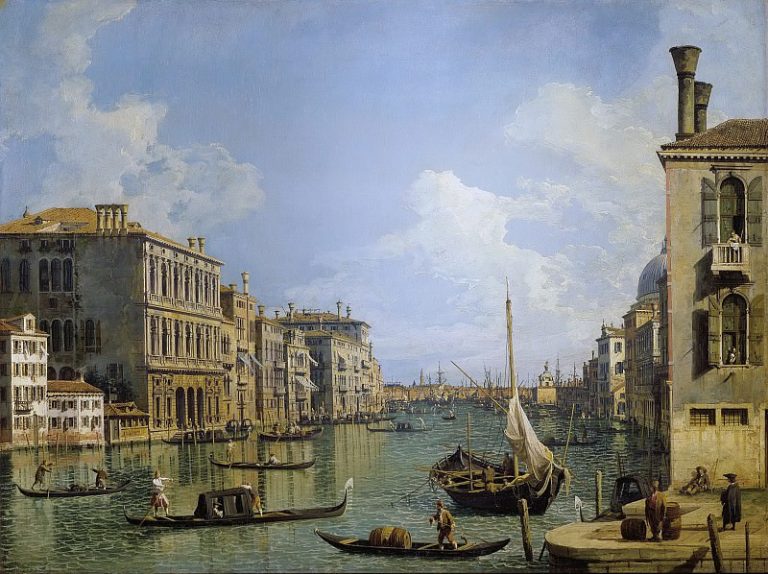 Вид на Большой канал, Венеция картина