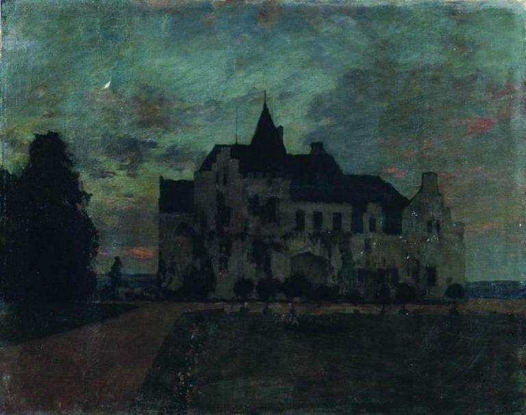 Сумерки. Замок. 1898 картина